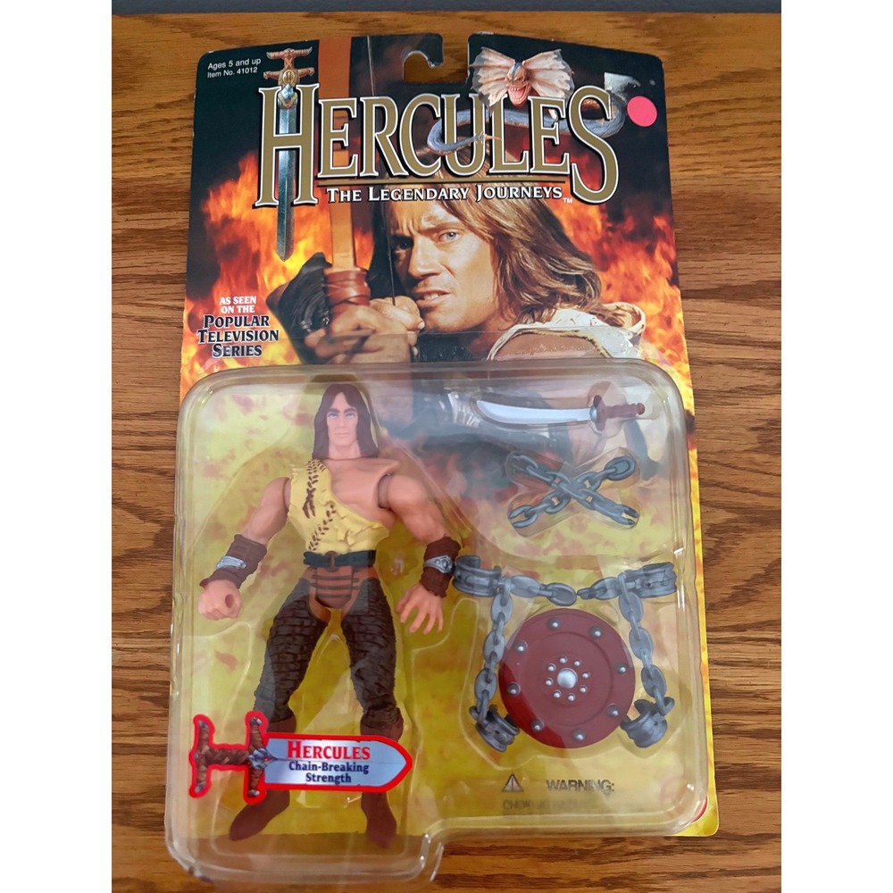 Hercules The Legendary Journeys Chain-Breaking Strength Figure Toy Biz 1996‎